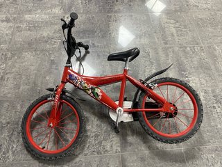 Bicicleta infantil 16 pulgadas Cars