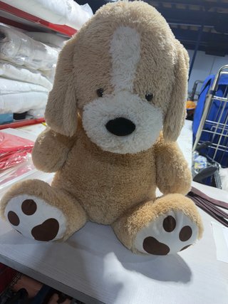 Peluche perro grande suave