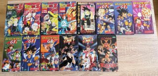 Lote VHS Dragon Ball Z y GT