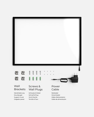 NUEVA Caja de luz LED A3, Plata. SIN IMPRESIÓN
