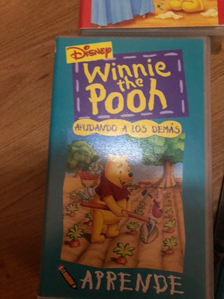 Lote 4 Películas VHS Winnie the Pooh (Español)