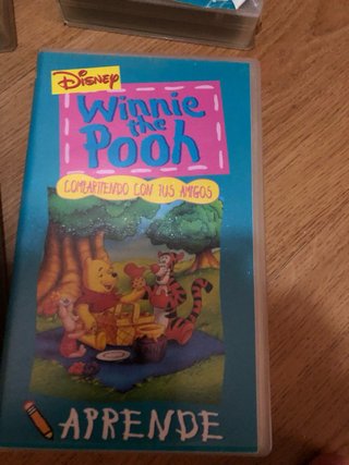 Lote 4 Películas VHS Winnie the Pooh (Español)