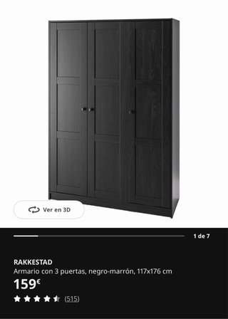 Armario IKEA RAKKESTAD 3 puertas