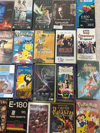 Lote Películas VHS Originales