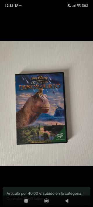 DVD película Dinosaurio Disney