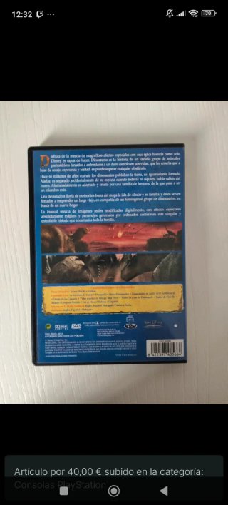 DVD película Dinosaurio Disney