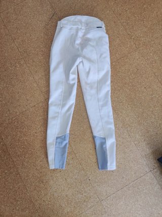 Pantalón Hípica Impermeable Blanco talla 8-9 años