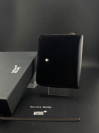 Cartera Billetero Montblanc para dama Negro