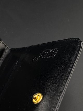 Cartera Billetero Montblanc para dama Negro