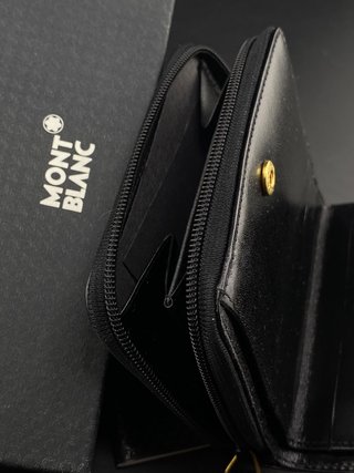 Cartera Billetero Montblanc para dama Negro