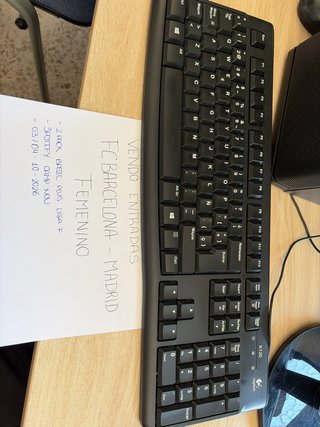 Teclado FC Barcelona - Madrid Femenino