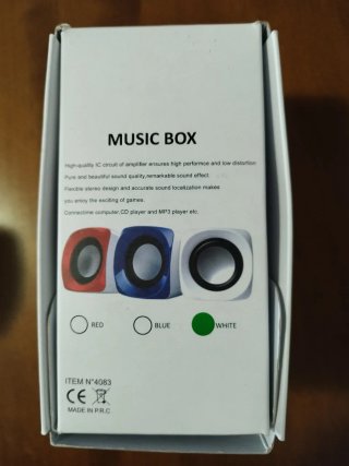 Altavoces Music Box 2.0 USB