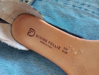 Sandali Divine Velle con strass e stampa leopardat