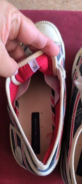 Zapatillas Tommy Hilfiger Americanas Rayas