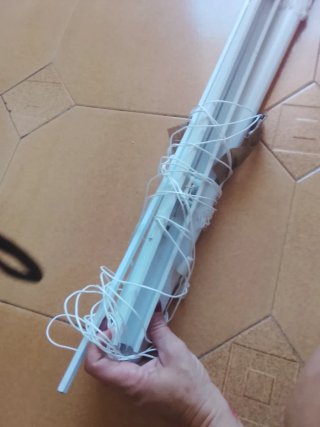 Tenda a rullo bianca