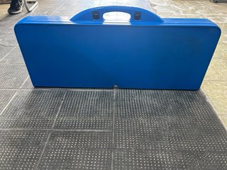 Mesa Plegable Camping Azul