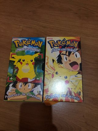 3 Películas Pokémon VHS (Español)