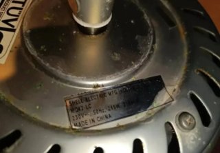 Ventilador de techo madera y metal