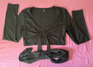 Top negro elastico