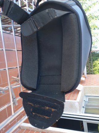 Bolsa depósito moto BMW con soporte