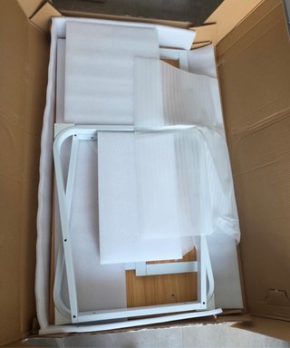 Scrivania 120x60x73 cm Legno e Metallo