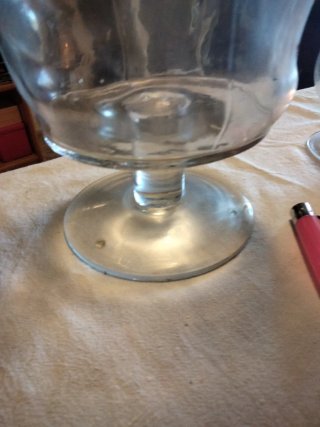 Portavelas de cristal