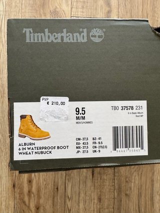 Botas Timberland Alburn Waterproof Talla 43.5