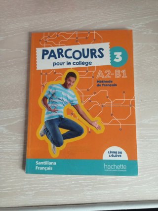 Libro de francés Parcours 3°ESO +extensión
