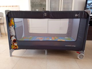 Cuna y colchón de viaje infantil