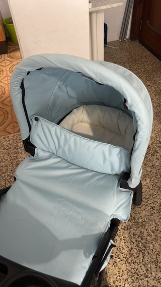 Carrito de bebé 2 en 1 azul