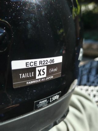 Casco Arai RX-7V EVO Negro Talla XS