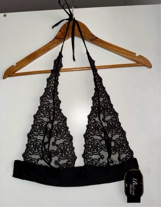 Conjunto lencero encaje negro Ivette