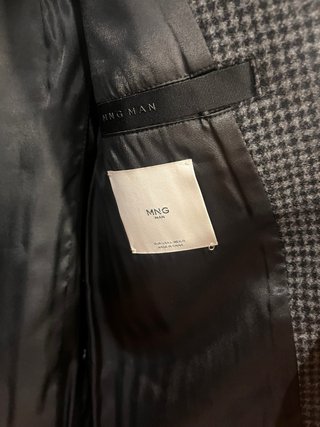 Abrigo de paño Mango Hombre