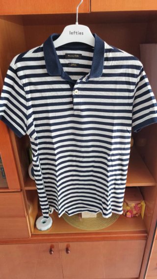 Polo Massimo Dutti Rayas Talla S