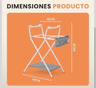 Bañera bebé plegable con patas jupplies