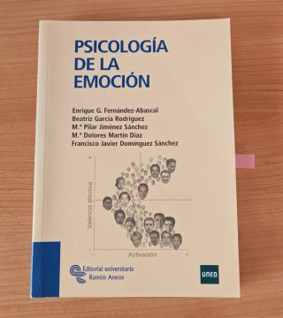 Psicología de la Emoción. UNED libro.