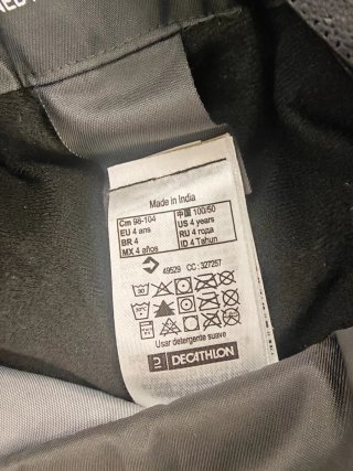 Pantaloni sci bambino Decathlon 4 anni