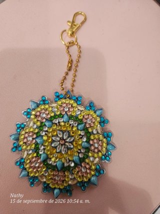 Llavero Mandala Diamond Painting