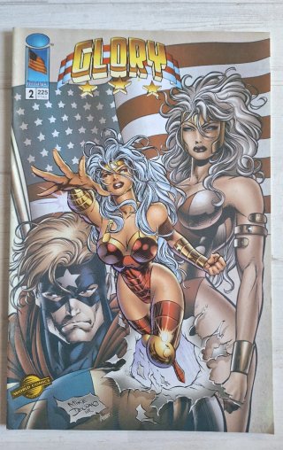 Lote 3 cómics Glory (nº 0, 1 y 2) - Ed. española