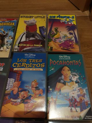 Películas VHS Disney Clásicos (Español)