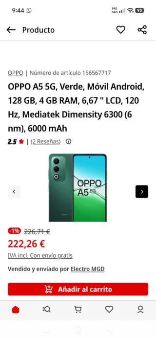 Oppo A5 5G