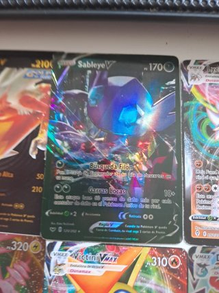 Lote Cartas Pokémon VMAX y V