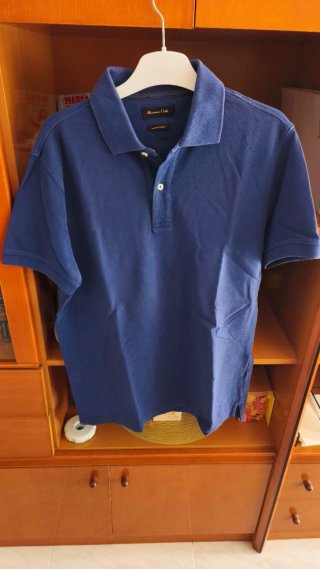 Polo Massimo Dutti Azul Talla M