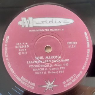 Vinilo Lafayette Afro-Rock Band-Soul Makossa 1973