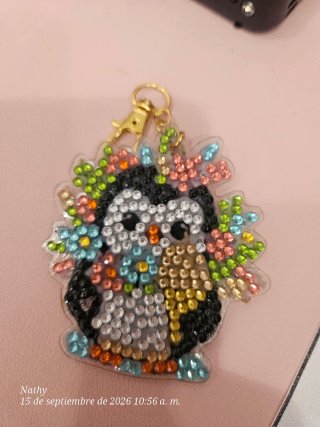 Llavero Pingüino Diamantado