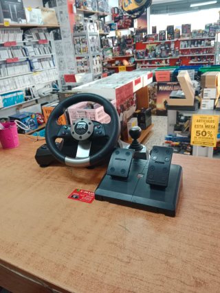 VOLANTE + PEDALES PS4 INDECA GTR HANDORU