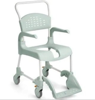 Silla ducha y WC Etac Clean con ruedas