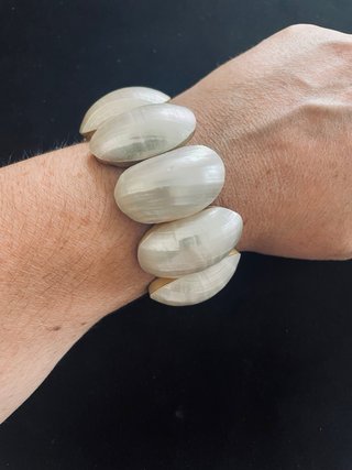 Pulsera Nacar Madre Perla Cabujones