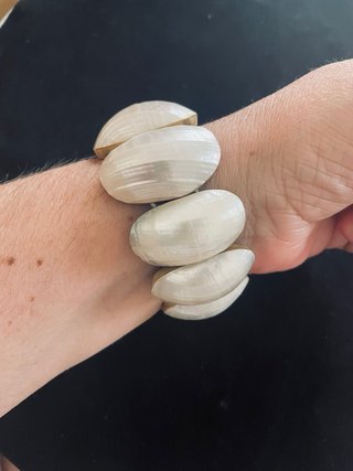 Pulsera Nacar Madre Perla Cabujones