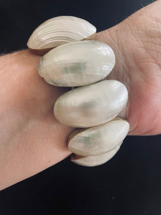 Pulsera Nacar Madre Perla Cabujones